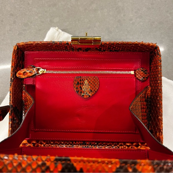 Mark Cross Grace small python shoulder bag - Picture 4 of 5